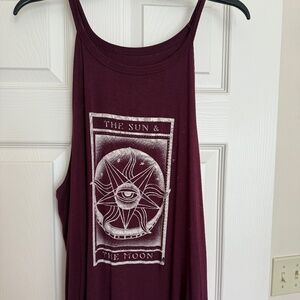 AE SOFT AND SEXY TANK, maroon, size XL
